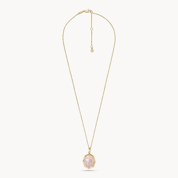 Barbie x Fossil Limited Edition Gold-Tone Stainless Steel Chain Necklace - Picture 4 of 7